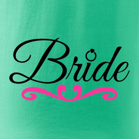Nápis bride s prstenem