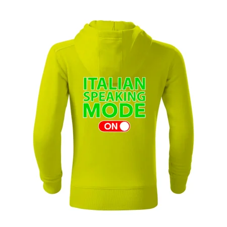 Italian speaking mode - ON