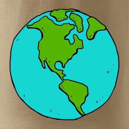 Planeta na prsu - Amerika