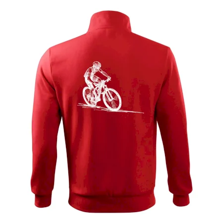 MTB kreslený cyklista
