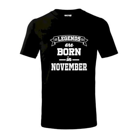 Legends are born in November
