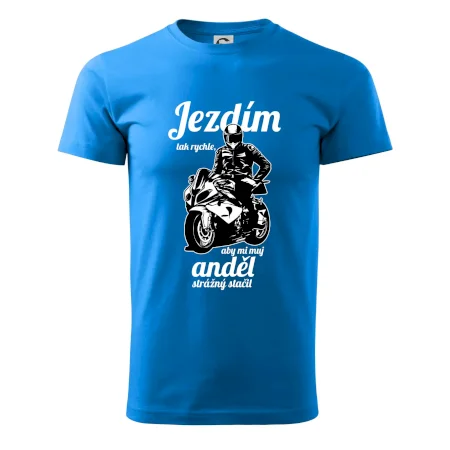 Silniční motorka - jezdím tak rychle, aby mi můj anděl strážný stačil