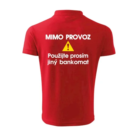 Mimo provoz - použijte jiný bankomat
