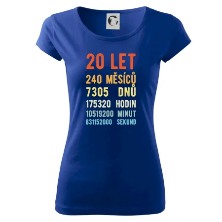 Narozeniny 20 přepočet času