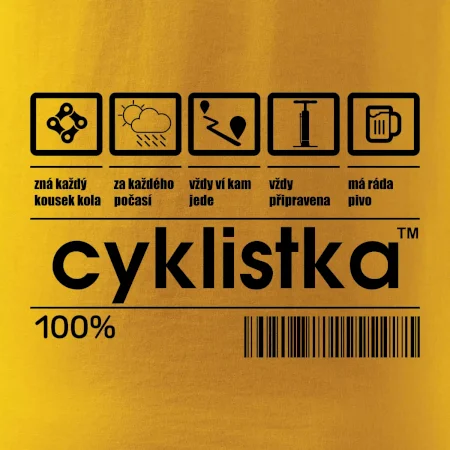 Čárový kód - Cyklistka
