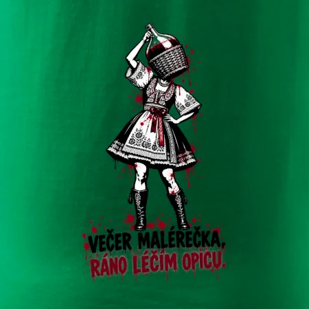 Streetart - Večer malérečka, ráno léčím opicu