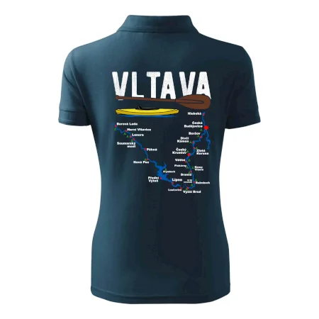 Mapa řeky Vltavy