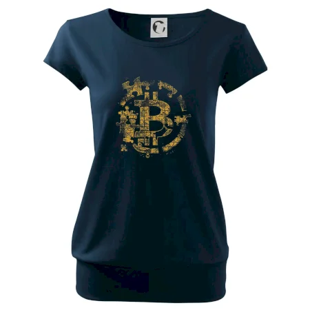 Logo bitcoin puzzle