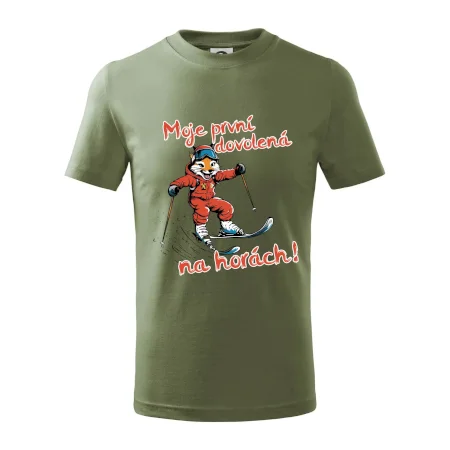 Moje první dovolená na horách hnědá  liška