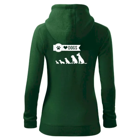 I love dogs - tlapka