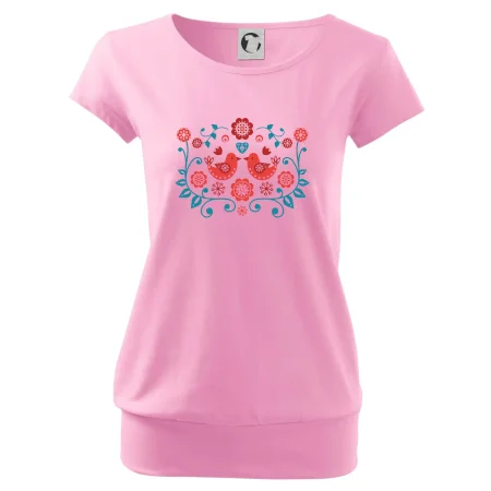 Folklor - dva červení ptáčci