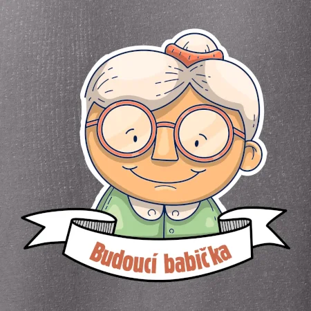 Budoucí babička kreslená