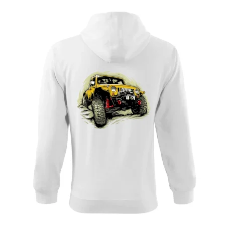 Žlutý offroad s navijákem