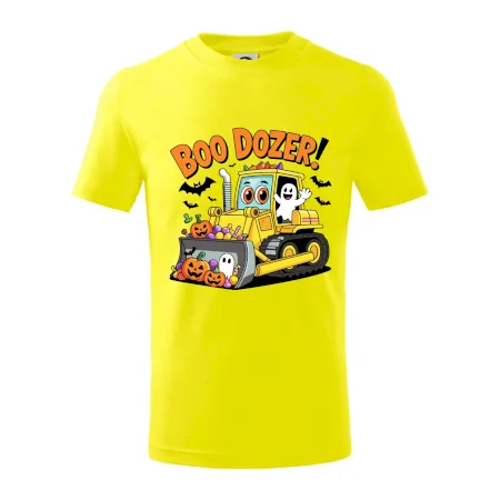 Halloweenský boo dozer