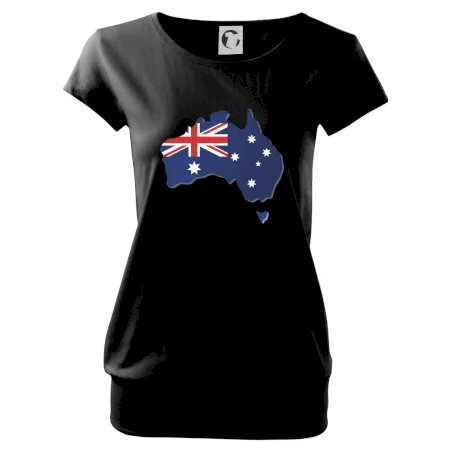 Austrálie - vlajka mapa