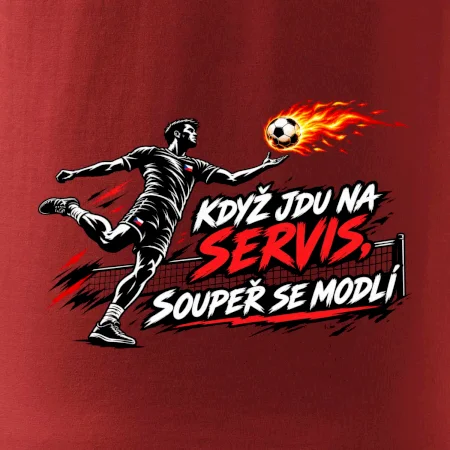 Nohejbalový pekelný servis