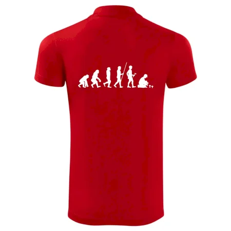 Evoluce houbař muž