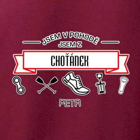 Jsem v pohodě jsem z ... (vlastní název a jméno)