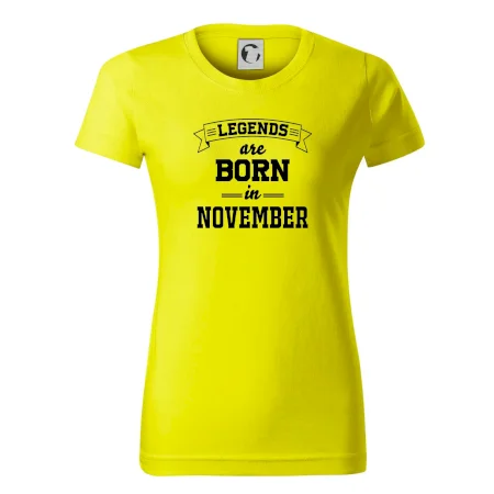 Legends are born in November