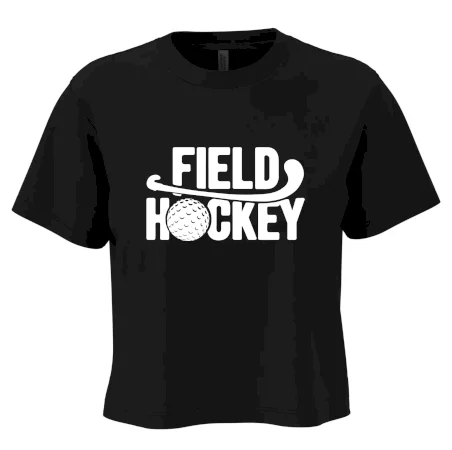 Field hockey míček a nápis