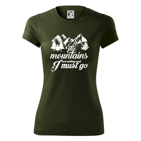 The mountains are calling and i must go