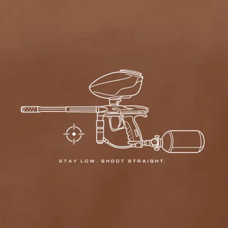 Minimalistický marker stay low shoot straight
