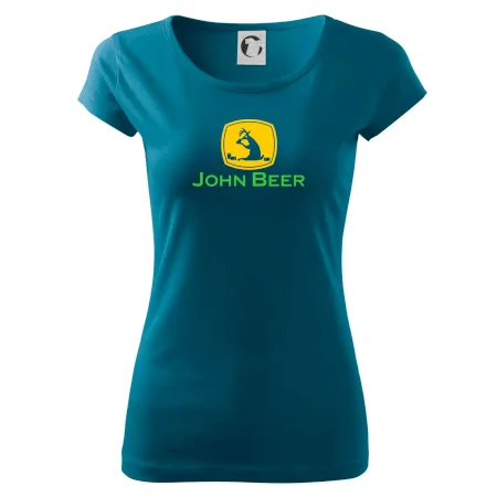 John Beer jelen s pivem