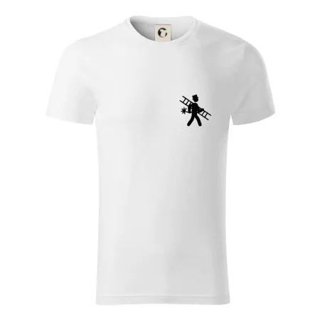 Kominík logo + nápis na zádech