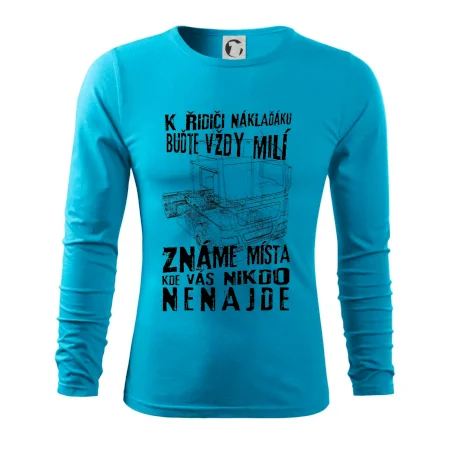 K řidiči náklaďáku buďte vždy milý
