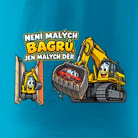 Není malých bagrů jen malých děr