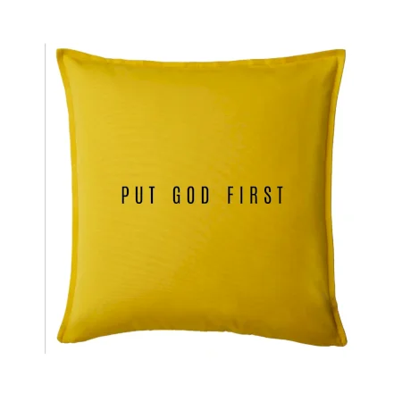 Put God first slabý nápis