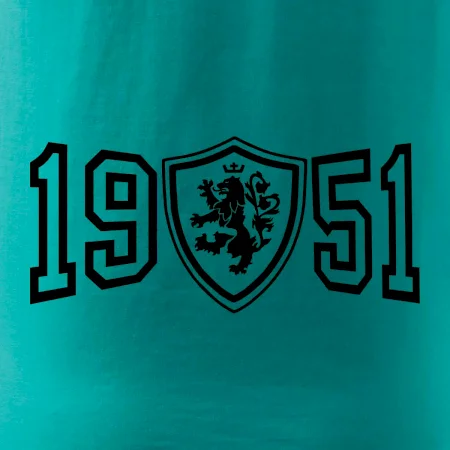 Narozeninový motiv - znak - 1951