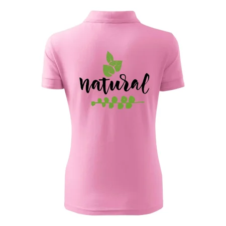 Natural - nápis v listech