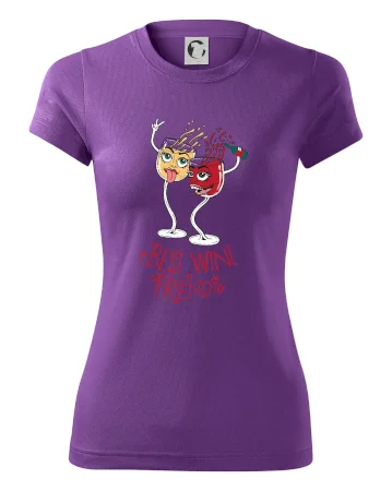 Best wine friends dancing (Pecka design)
