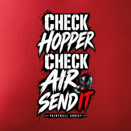 Kontrola zásobníku check hopper air paintball