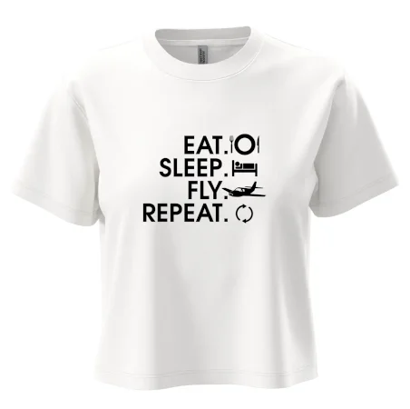 Eat sleep fly repeat