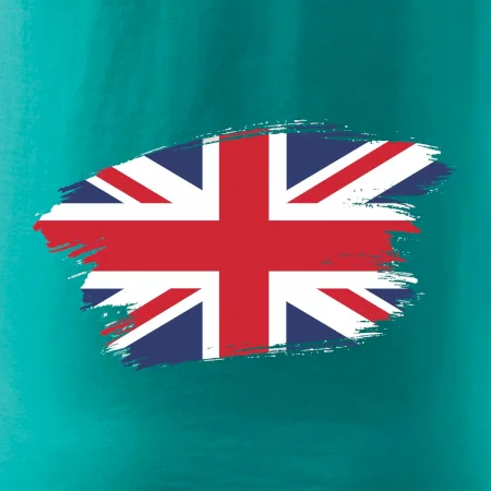 Britská vlajka roztrhaná