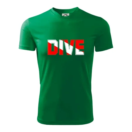 Dive nápis vlajka