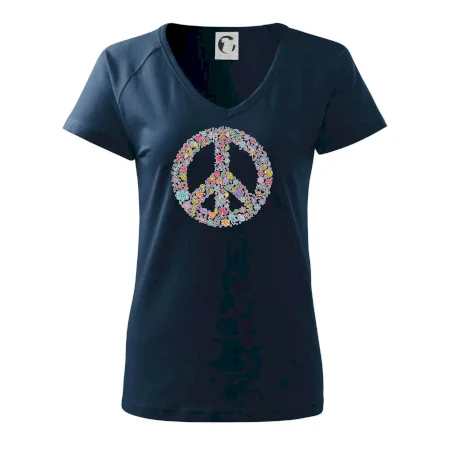 Peace symbol lístečky