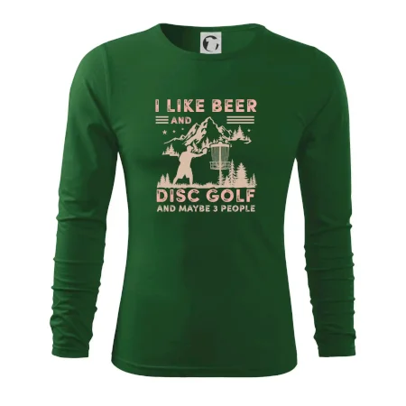I like beer and disc golf