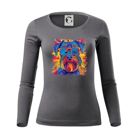 Knírač barevný styl 70s
