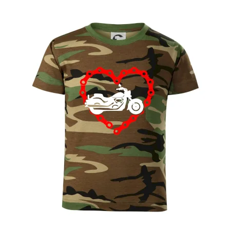 Moto srdce řetěz - chopper