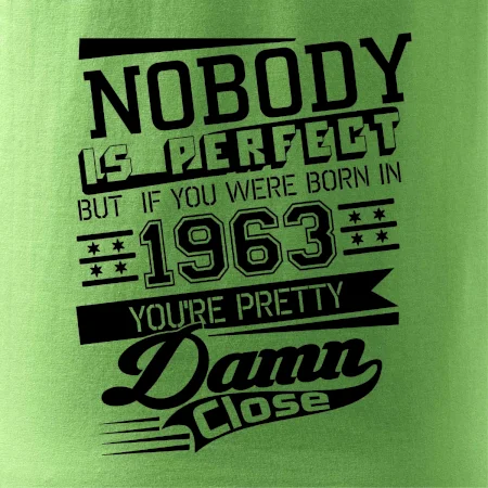 Nobody is perfect - 1963
