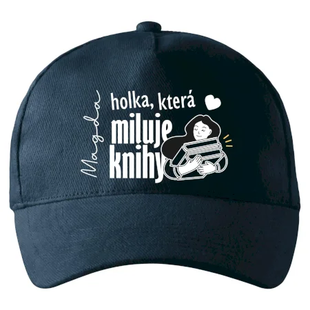 Černobílá holka, která miluje knihy - Vaše jméno