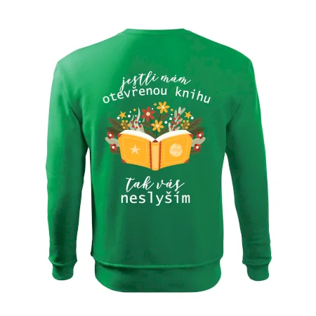 Jestli mám otevřenou knihu, tak vás neslyším