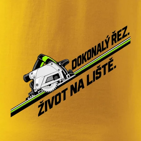 Dokonalý řez život na vodicí liště