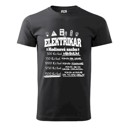 Elektrikář hodinová sazba