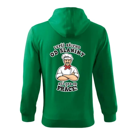 Lepší břicho od slaniny než hrb od práce