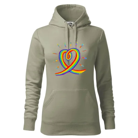 Srdce pride duha kreslená