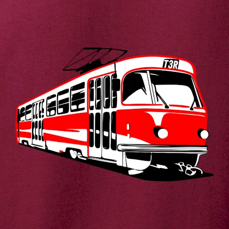 Tramvaj T3R barevná